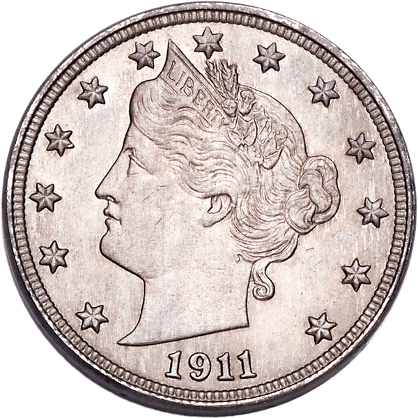 1911 Liberty Head Nickel BL58