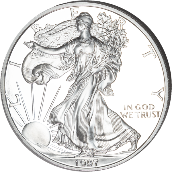1997-P $1 Silver American Eagle