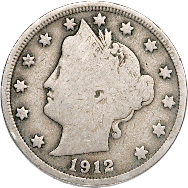 1912-D Liberty Head Nickel G