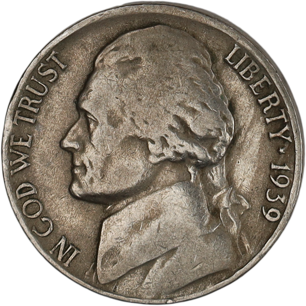 1939-D Jefferson Nickel CIRC