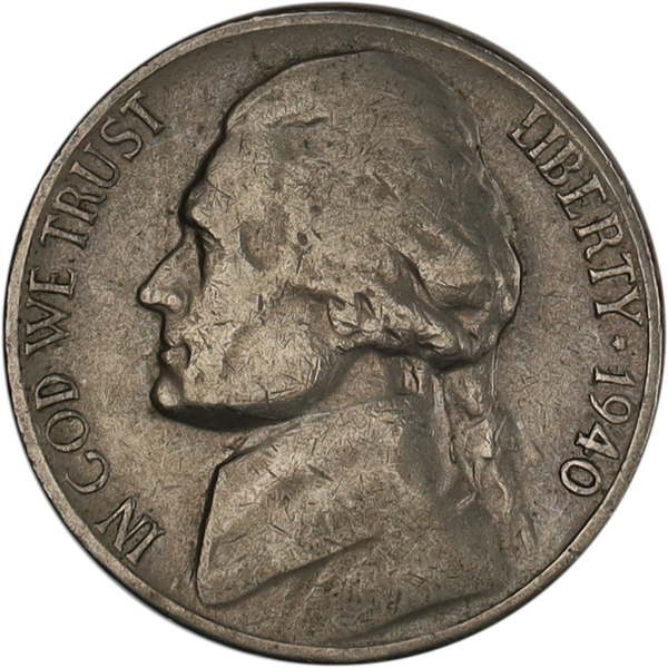 1940-S Jefferson Nickel CIRC