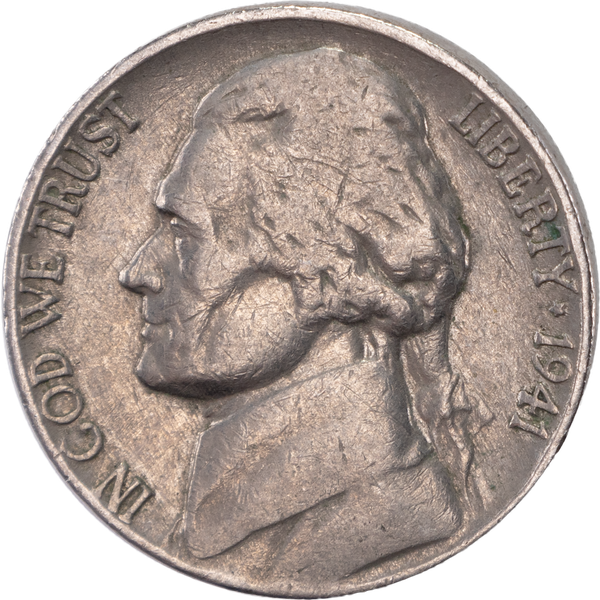 1941 Jefferson Nickel CIRC