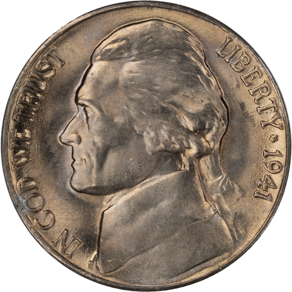 1941-D Jefferson Nickel MS60