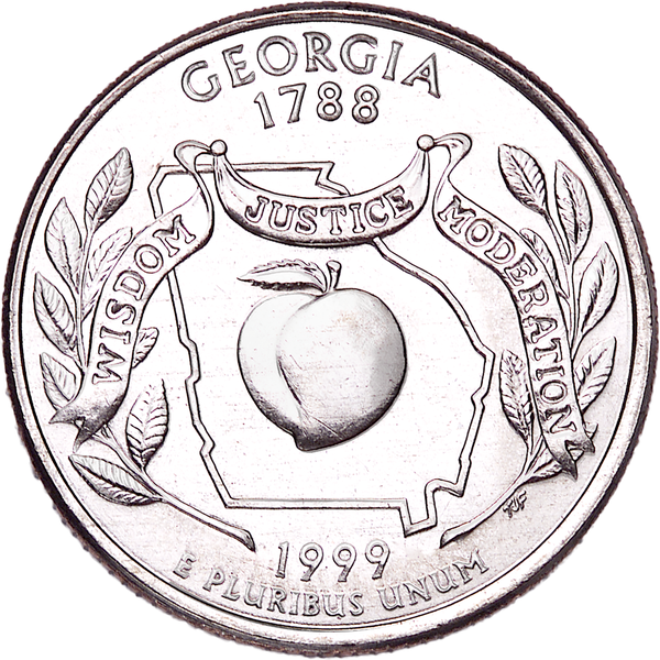 1999-D Georgia Statehood Quarter