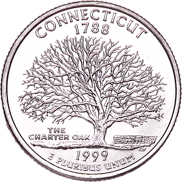 1999 Connecticut Quarter design