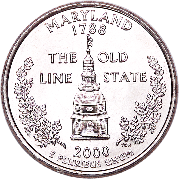 2000 Maryland Quarter design