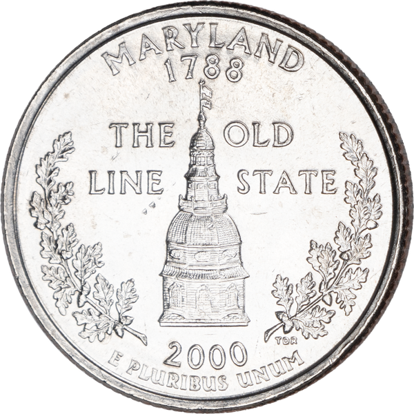 2000-D Maryland Statehood Quarter