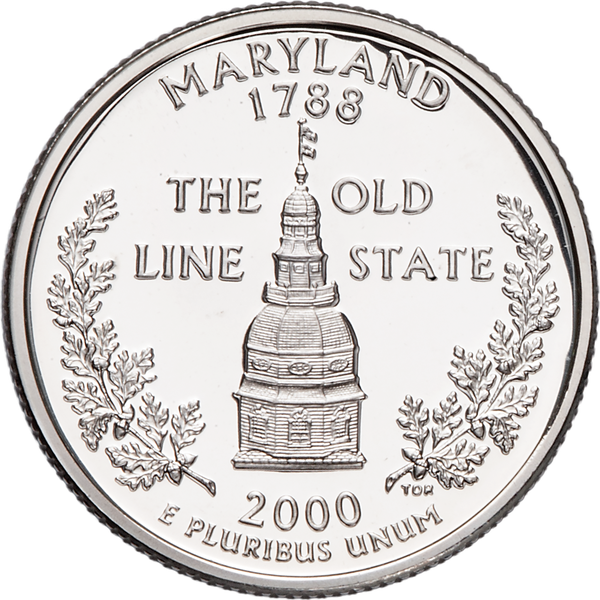 2000-S Maryland Statehood Quarter