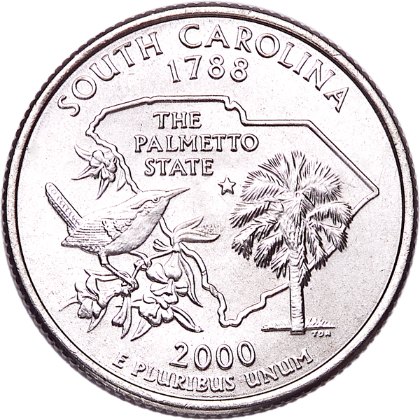2000-D South Carolina Statehood Quarter
