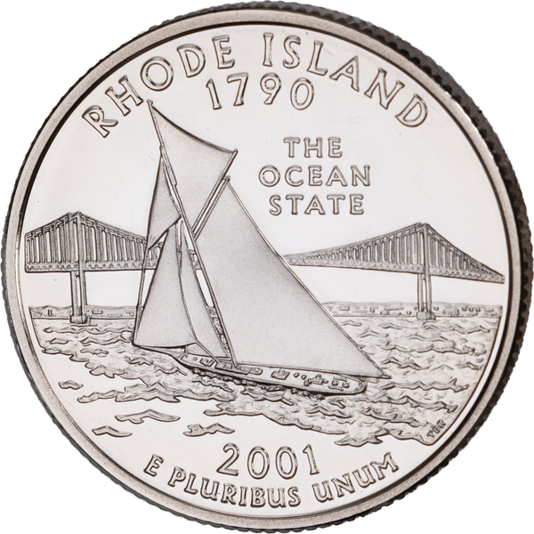 2001-S Rhode Island Statehood Quarter