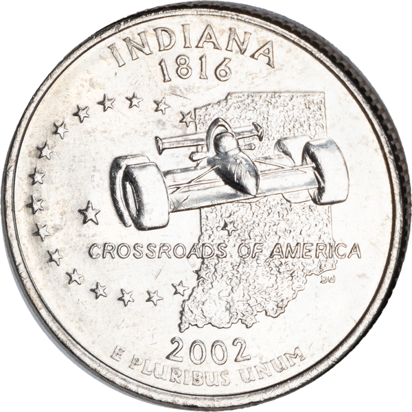 2002-D Indiana Statehood Quarter | Littleton Coin Company