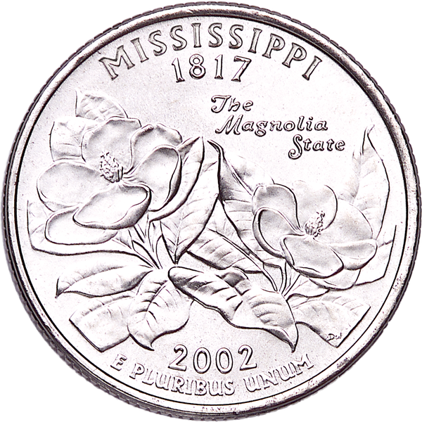 2002-D Mississippi Statehood Quarter