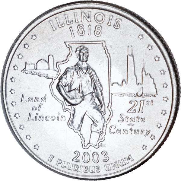2003-D Illinois Statehood Quarter
