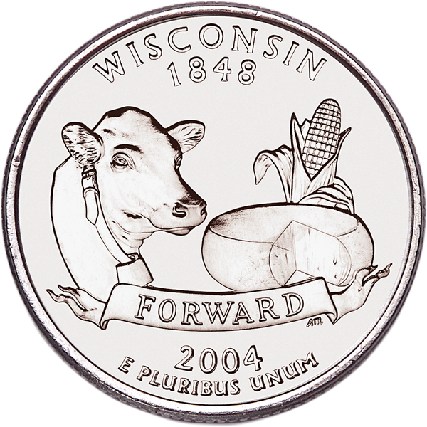 2004-D Wisconsin Statehood Quarter