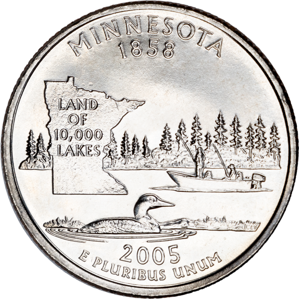 2005-D Minnesota Statehood Quarter
