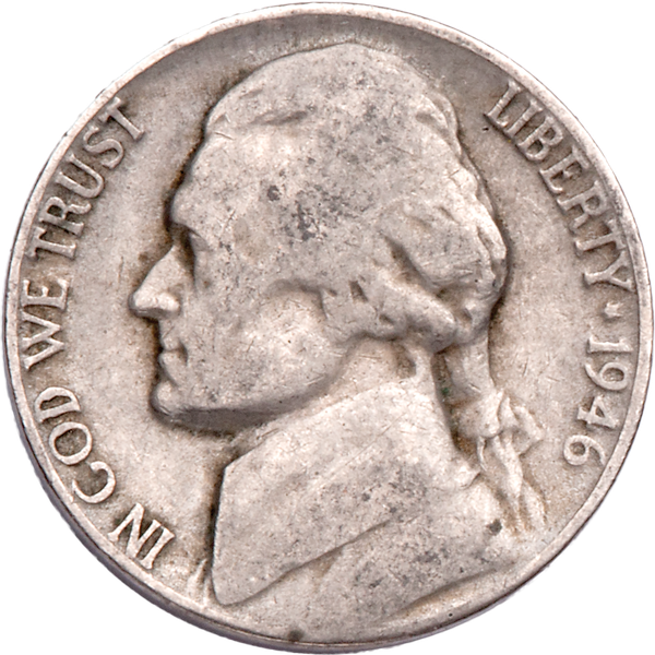 1946-D Jefferson Nickel