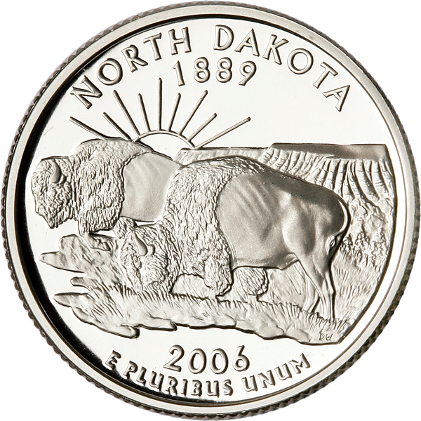 2006-S North Dakota Statehood Quarter