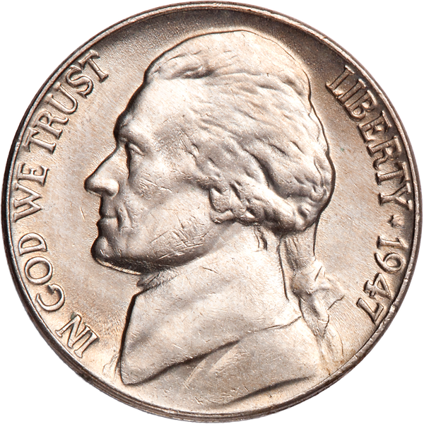 1947 Jefferson Nickel