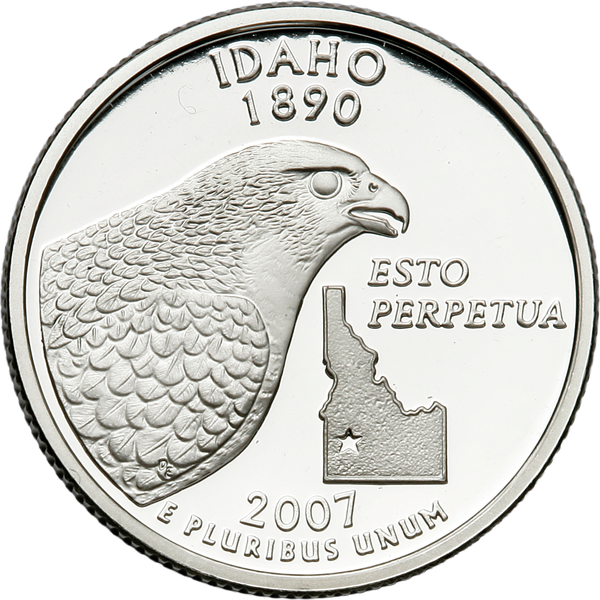 2007-S Idaho Statehood Quarter