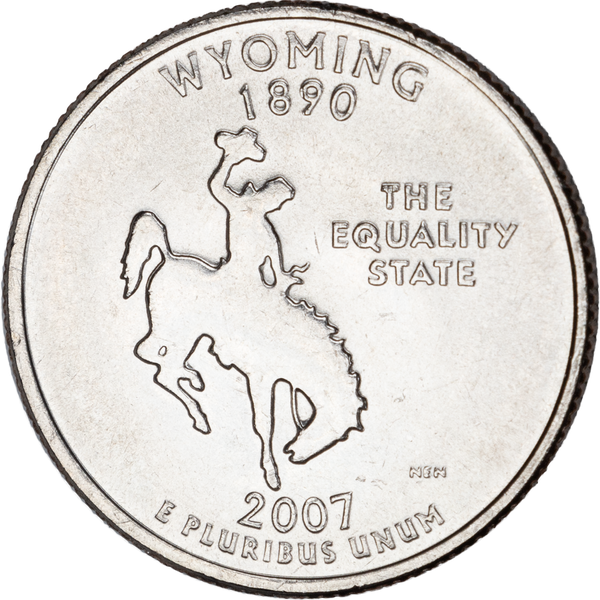 2007-D Wyoming Statehood Quarter