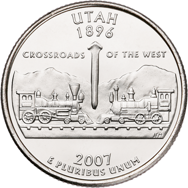 2007-D Utah Statehood Quarter