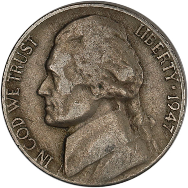 1947-D Jefferson Nickel
