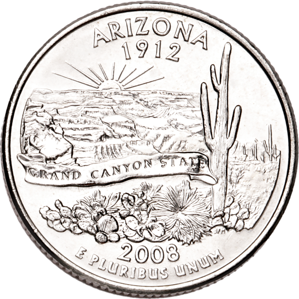 2008 Arizona Quarter design