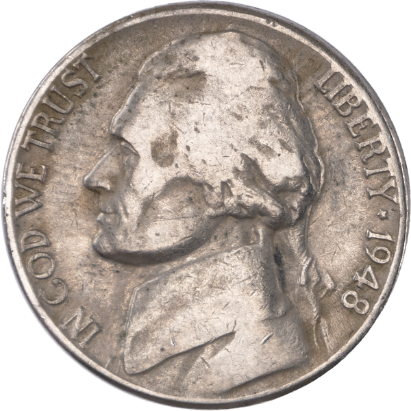 1948-D Jefferson Nickel