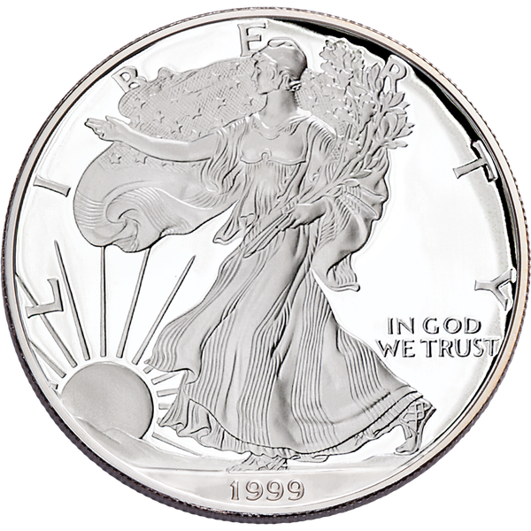 1999-P $1 Silver American Eagle
