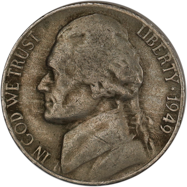 1949-D Jefferson Nickel