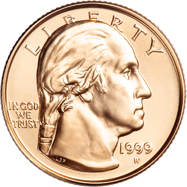 1999-W George Washington Death Bicentennial Gold $5 | Littleton