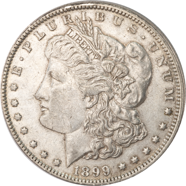 1899-O Morgan Silver Dollar, Micro O