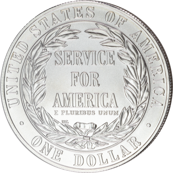 1996-S National Community Service Silver Dollar | Littleton Coin