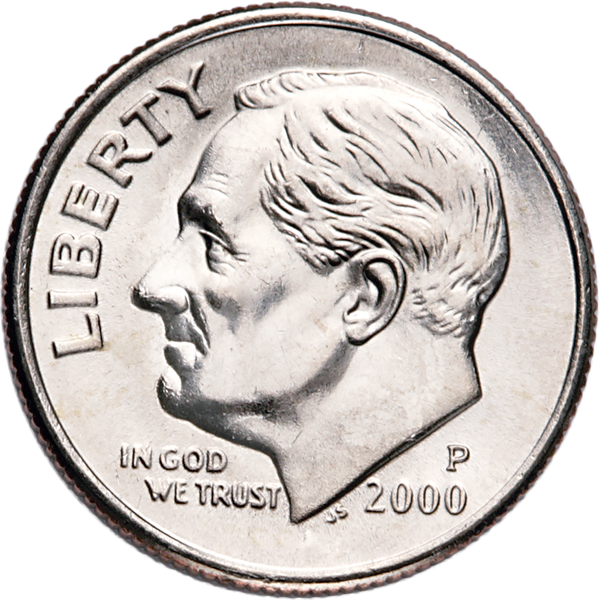 2000-P Roosevelt Dime MS60