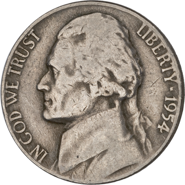 1954 Jefferson Nickel