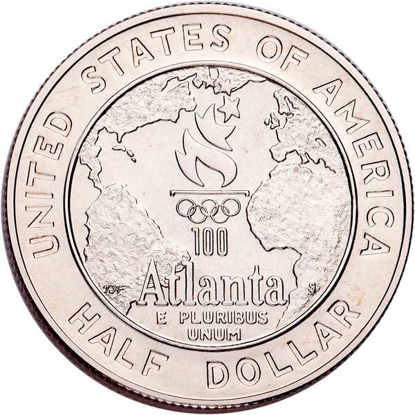1995-S Centennial Olympics (Basketball) Clad Half Dollar