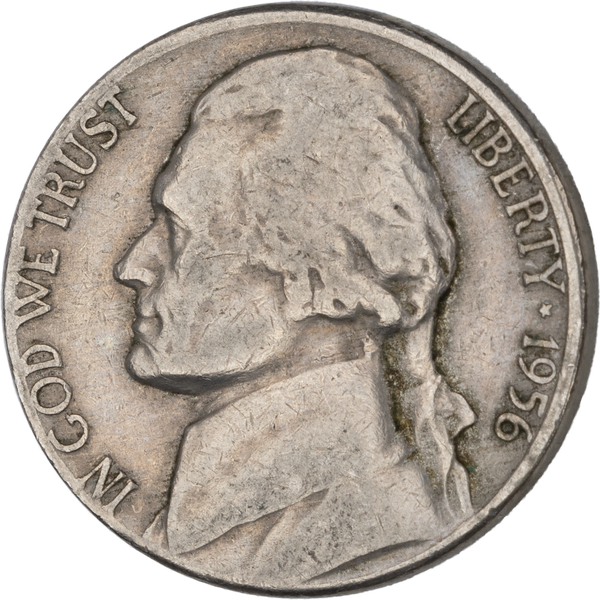 1956-D Jefferson Nickel