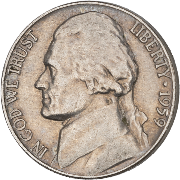 1959 Jefferson Nickel