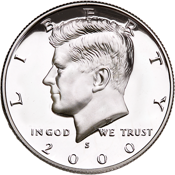 2000-S 90% Silver Kennedy Half Dollar