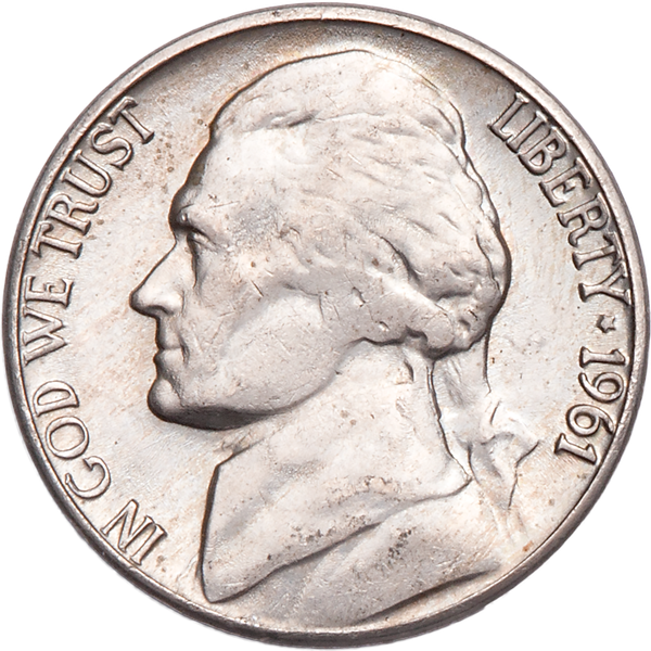 1961-D Jefferson Nickel