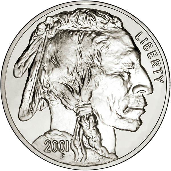 2001-D American Buffalo Commemorative Silver Dollar