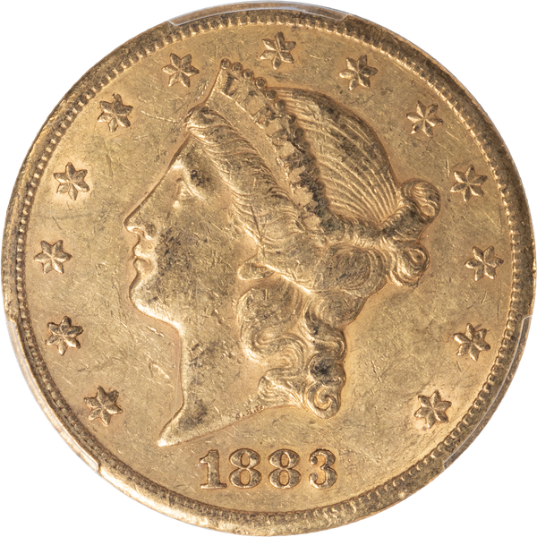 1883-CC $20 Gold Liberty Head