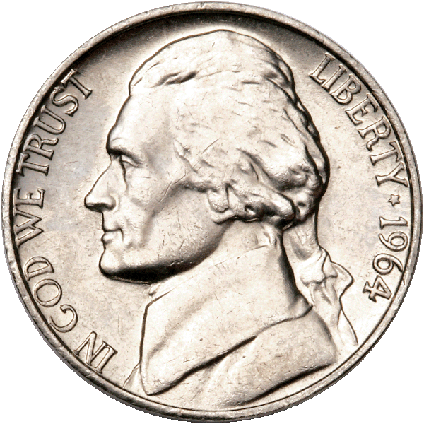 1964-D Jefferson Nickel MS60 | Littleton Coin Company