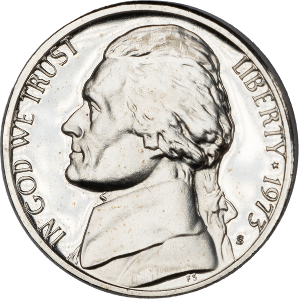 1973-S Jefferson Nickel Proof PR63 | Littleton Coin Company