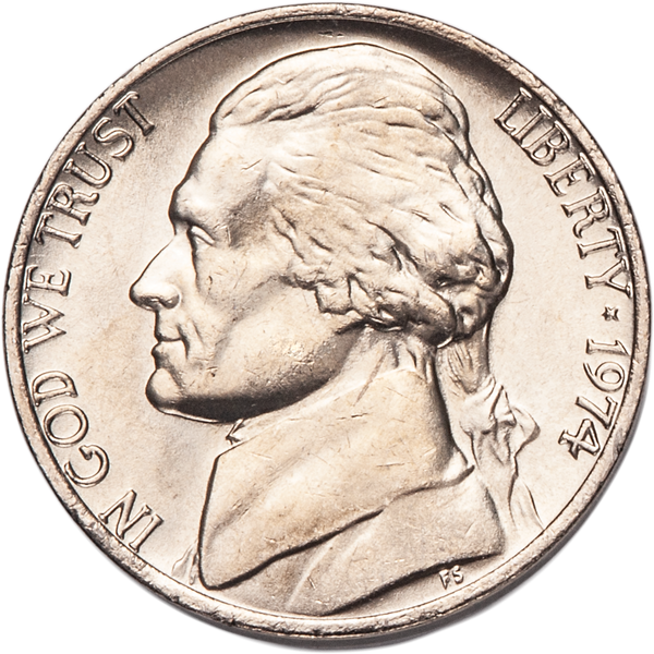 1974 Jefferson Nickel MS60 | Littleton Coin Company