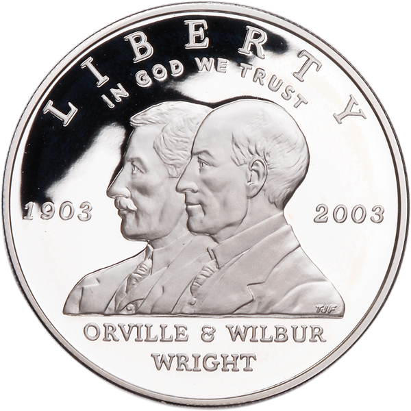 2003-P First Flight Centennial Silver Dollar | Littleton Coin Company