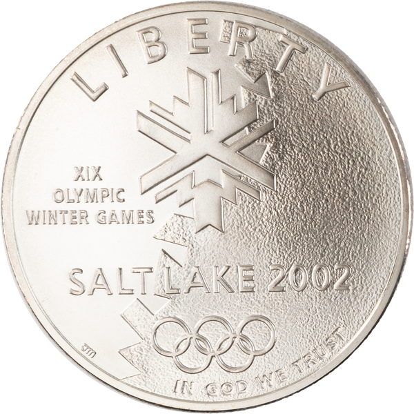 2002-P Salt Lake Winter Olympic Games Silver Dollar, Choice