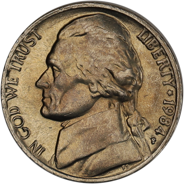 1984-P Jefferson Nickel MS60