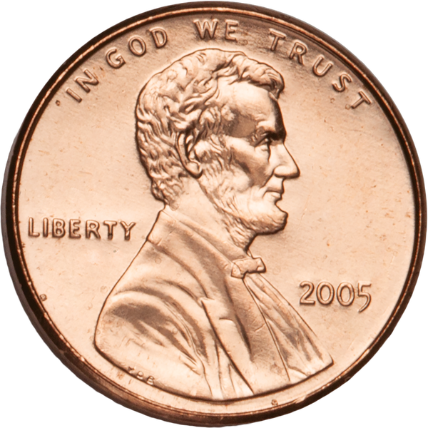 2005 Lincoln Head Cent MS60