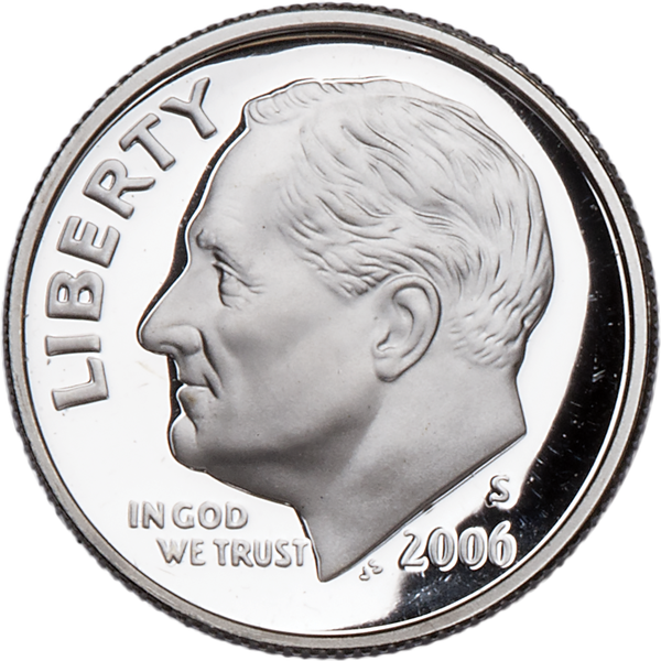 2006-S 90% Silver Roosevelt Dime | Littleton Coin Company